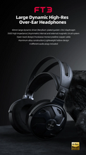 Load image into Gallery viewer, [🎶SG] FiiO FT3 Large Dynamic Over-Ear Headphones
