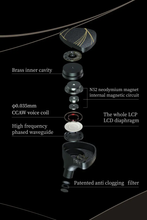 Load image into Gallery viewer, [🎶SG] Moondrop Aria, 32Ω 1DD 10mm LCP diaphragm, dual cavity metal shell, High Performance In-Ear Monitor IEM, HiFi Audio
