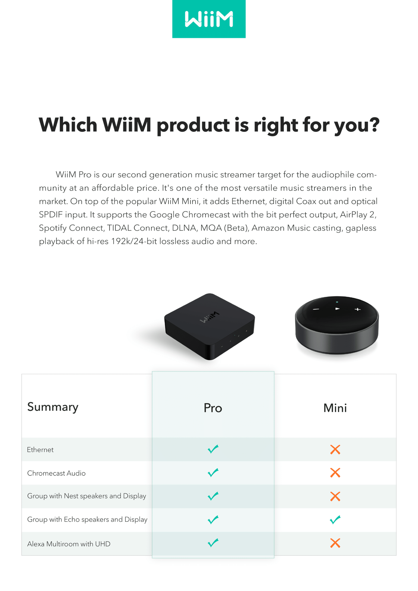 🎶SG] WiiM Pro Plus (Pro+ / Pro +) Audiophile Grade Music Streamer DAC –  SAM Audio SG
