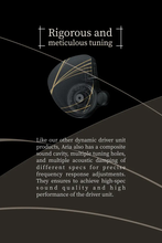 Load image into Gallery viewer, [🎶SG] Moondrop Aria, 32Ω 1DD 10mm LCP diaphragm, dual cavity metal shell, High Performance In-Ear Monitor IEM, HiFi Audio
