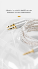 Load image into Gallery viewer, [🎶SG] MOONDROP LINE V / LINE W 6N SINGLE CRYSTAL COPPER SILVER-PLATED LITZ UPGRADE CABLE (4.4MM)

