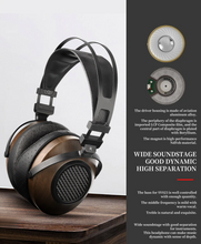Load image into Gallery viewer, [🎶SG] SIVGA SV023 Open Back Walnut Wooden Dynamic Driver Hi-Fi Headphone
