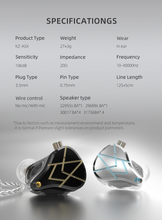 Load image into Gallery viewer, [🎶SG] KZ ASX Headset 20 BA Units HIFI In-Ear Monitor
