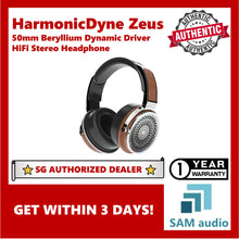 Load image into Gallery viewer, [🎶SG] HarmonicDyne Zeus,  50mm Beryllium Driver, Over ear Headphone 64Ω, hifi audio

