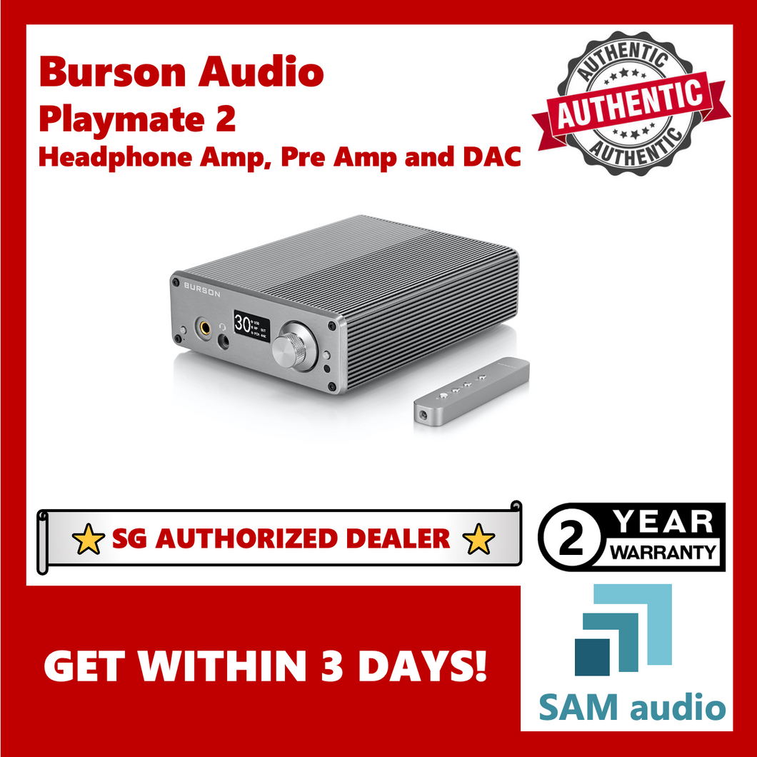 [🎶SG] Burson Audio - Playmate 2 (DAC, Headphone Amp & Pre-Amp)