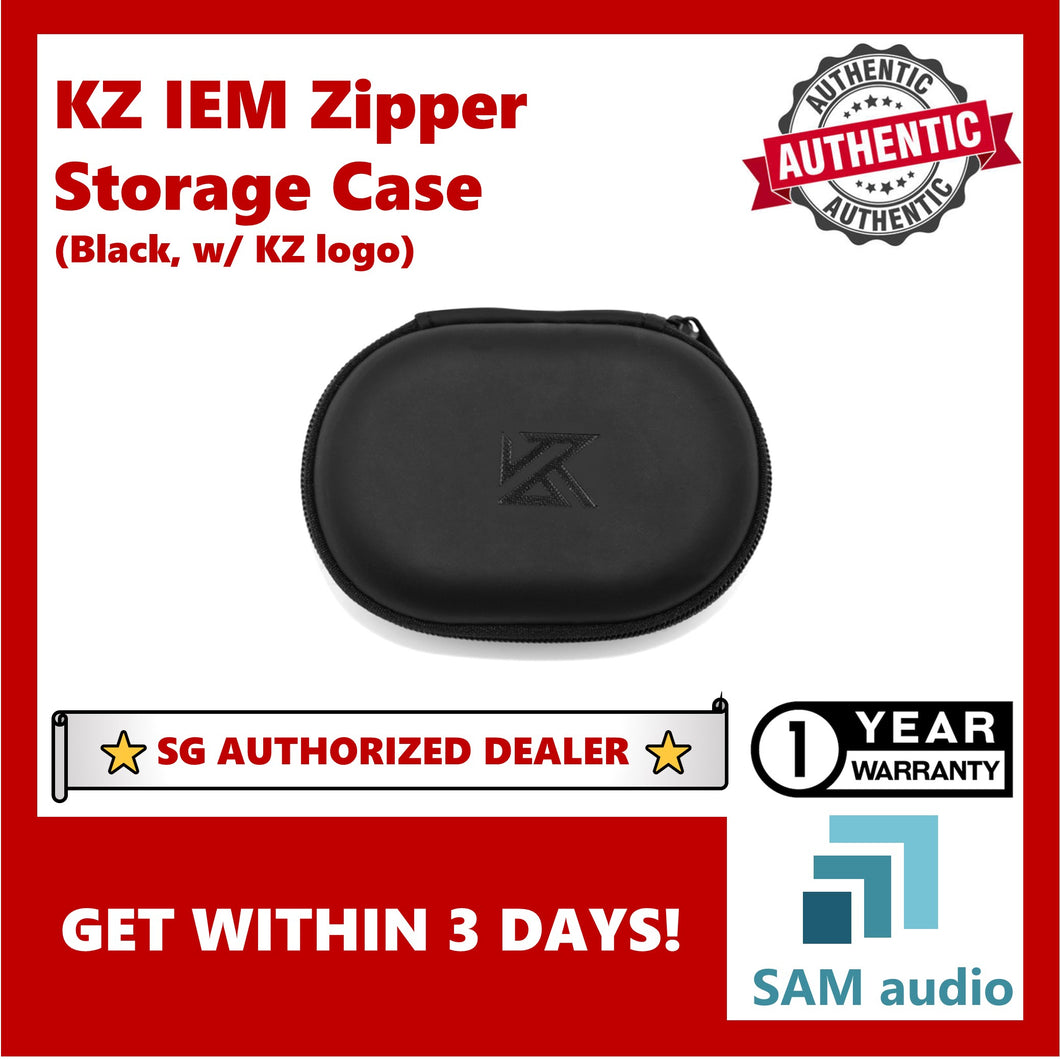 [🎶SG] KZ, IEM Earphone, Earphone cable, ZIPPER STORAGE case (soft case)