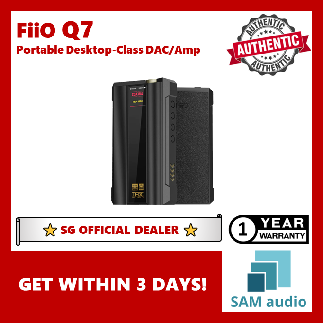 [🎶SG] FIIO Q7 PORTABLE DESKTOP CLASS ES9038PRO DAC AMP