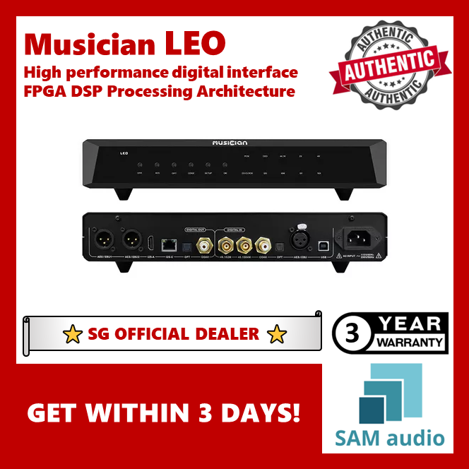 [🎶SG] Musician Audio LEO Proprietary FPGA DSP Processing Architecture