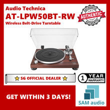 Load image into Gallery viewer, [🎶SG] AUDIO TECHNICA AT-LPW50BT-RW WIRELESS BELT-DRIVE TURNTABLE
