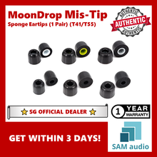 Load image into Gallery viewer, [🎶SG] MoonDrop MIS-Tip Sponge Eartips 1 Pair (T41 / T55)
