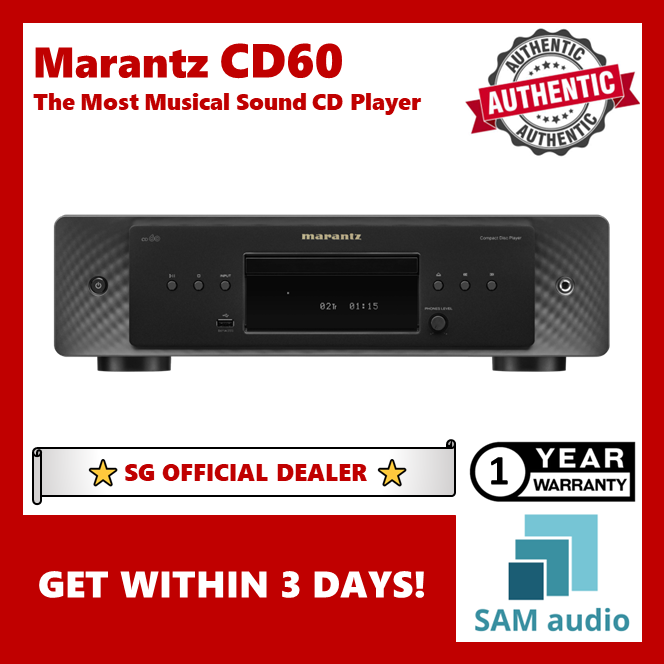 [🎶SG] MARANTZ CD60 CD PLAYER