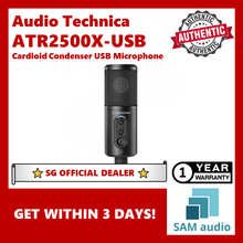 Load image into Gallery viewer, [🎶SG] Audio-Technica ATR2500xUSB Cardioid Condenser USB Microphone
