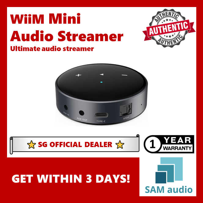 [🎶SG] WiiM Mini Audio Streamer With Bluetooth & Voice Control (Supports Tidal Connect MQA)