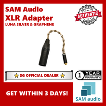 Load image into Gallery viewer, [🎶SG] SAM AUDIO XLR ADAPTER LUNA SILVER &amp; GRAPHENE
