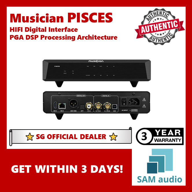 [🎶SG] Musician Audio PISCES HIFI Digital Interface with FPGA DSP Processing Architecture