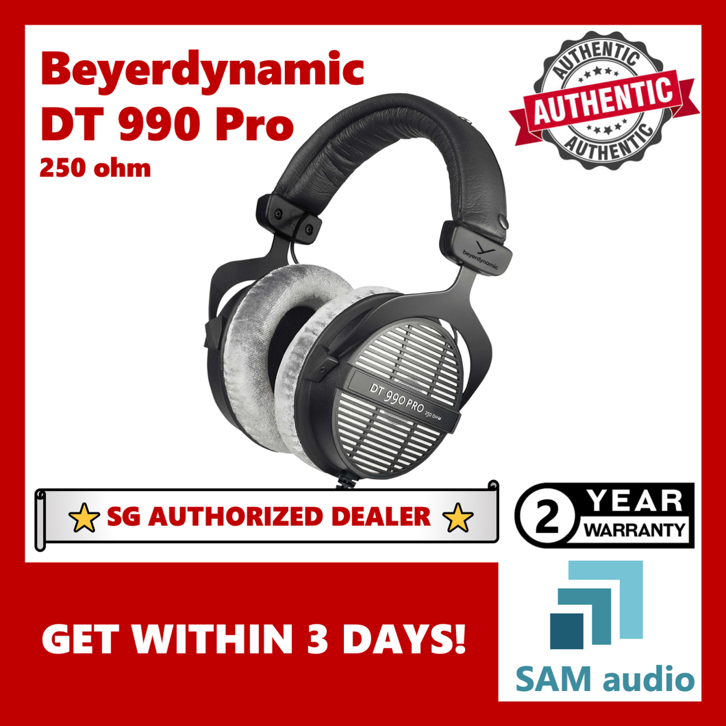 [SG] Beyerdynamic DT990 Pro , Studio headphones for mixing and mastering (open back, 250ohm, DT990Pro DT 990Pro), Hifi Audio