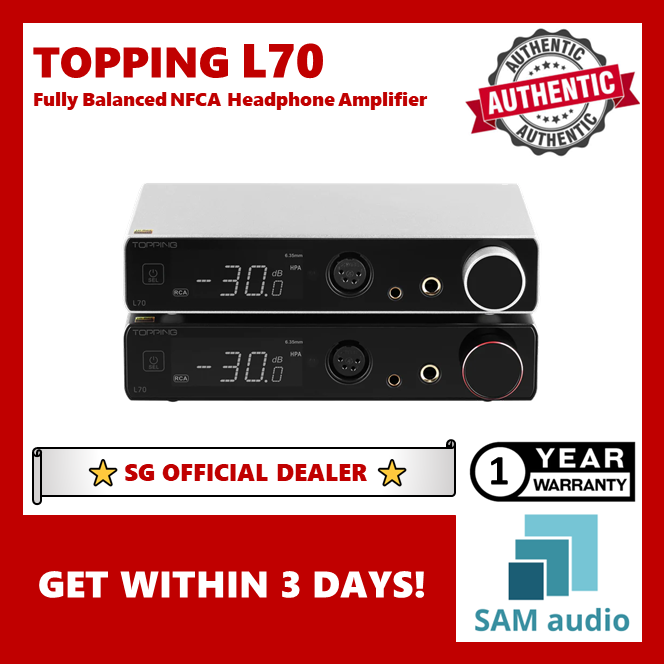 [🎶SG] TOPPING L70 HEADPHONE AMPLIFIER