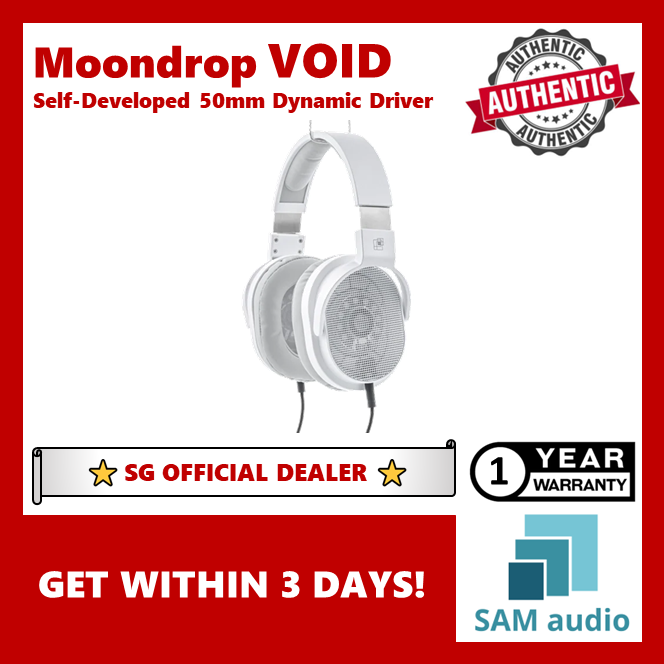 [🎶SG] MOONDROP VOID 50MM DYNAMIC DRIVER HEADPHONES