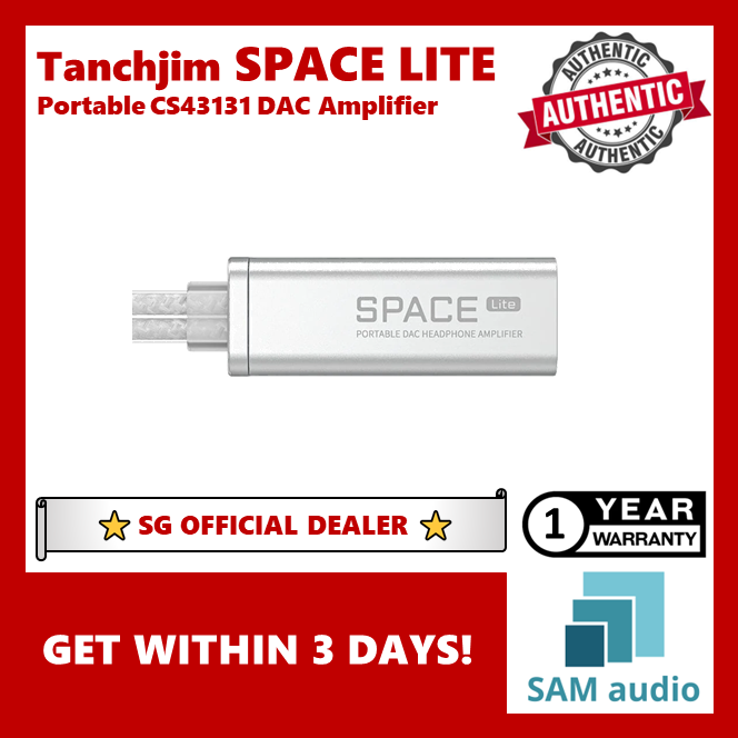 [🎶SG] TANCHJIM SPACE LITE - Portable CS43131 DAC & Headphone Amplifier