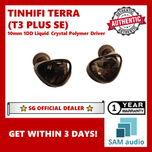 Load image into Gallery viewer, [🎶SG] TINHiFi TERRA T3 Plus Special Edition, 10mm 1DD Liquid Crystal Polymer Driver
