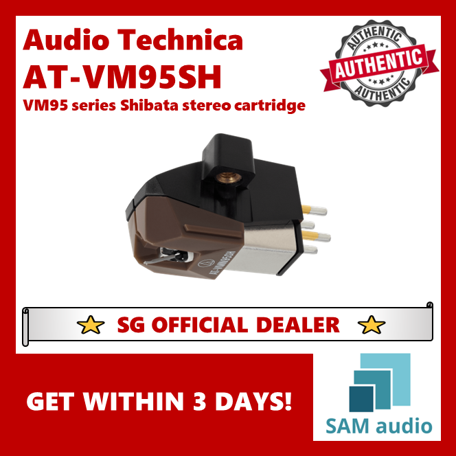 [🎶SG] Audio Technica AT-VM95SH Shibata stereo cartridge