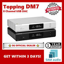 Load image into Gallery viewer, [🎶SG] TOPPING DM7 8 CHANNEL USB ES9038PRO DAC
