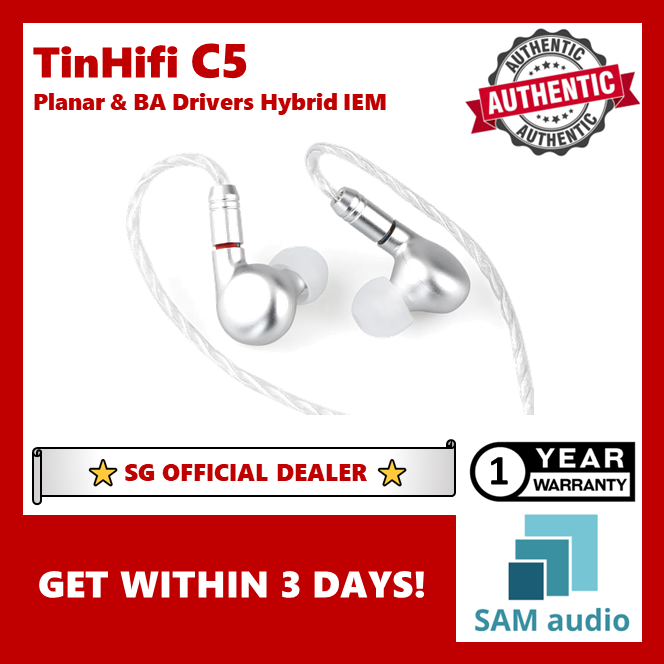 [🎶SG] TINHIFI C5 Hybrid Planar Magnetic + BA IEM