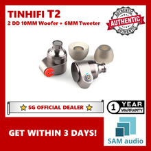 Load image into Gallery viewer, [🎶SG] TINHIFI T2 2 DYNAMIC 10MM WOOFER+ 6MM TWEETER
