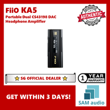 Load image into Gallery viewer, [🎶SG] FiiO KA5 Portable Dual CS43198 DAC Headphone Amplifier
