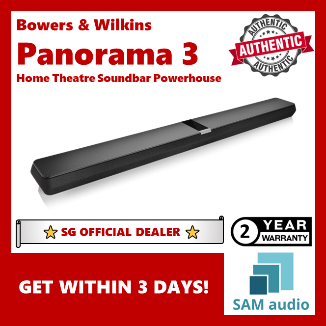 [🎶SG] Bowers & Wilkins (B&W) Panorama 3 Home Theatre Soundbar Powerhouse