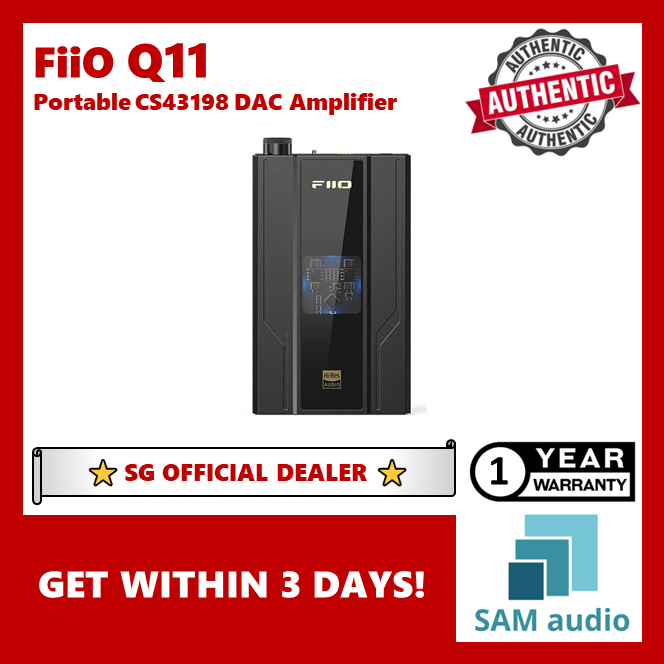 [🎶SG] FiiO JadeAudio Q11 CS43198 DAC Headphone Amplifier