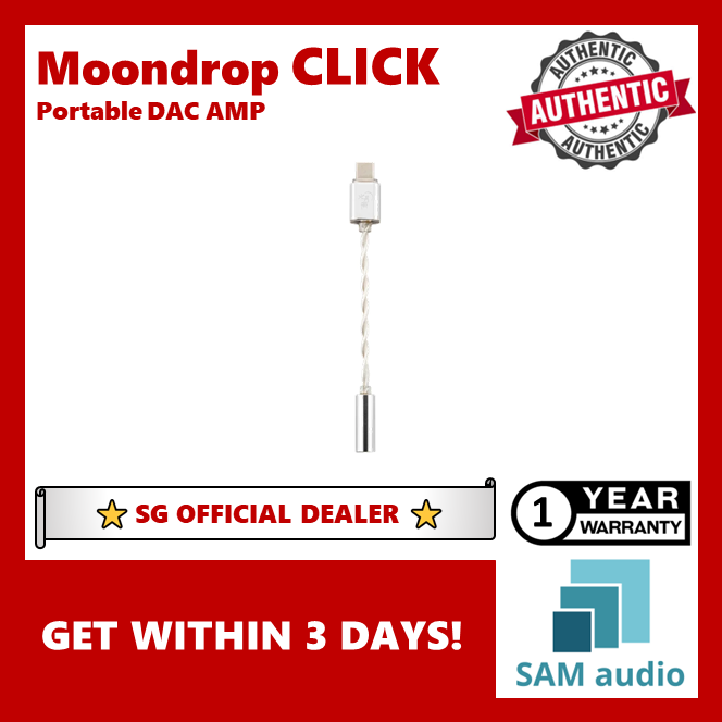 [🎶SG] MOONDROP CLICK PORTABLE DAC AMP