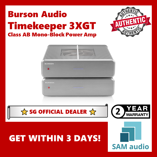 [🎶SG] Burson Audio Timekeeper 3X Grand Tourer Mono-block