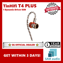Load image into Gallery viewer, [🎶SG] TINHIFI T4 PLUS 1 DYNAMIC DRIVER IEM
