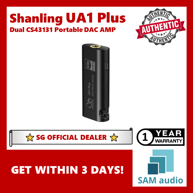 [🎶SG] SHANLING UA1 PLUS Dual CS43131 Portable DAC & Headphone AMP