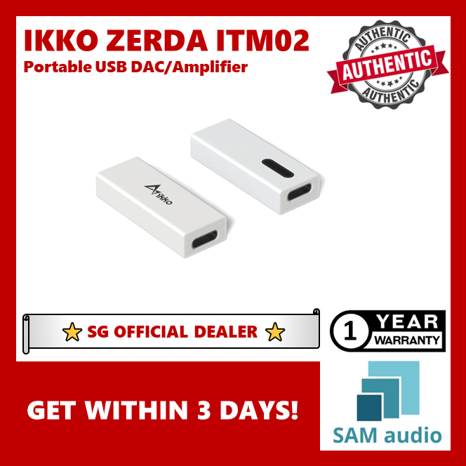 [🎶SG]IKKO ZERDA ITM02 PORTABLE USB DAC/AMPLIFIER