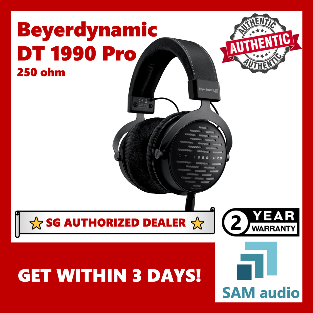 [🎶SG] Beyerdynamic DT1990 Pro , Tesla studio reference headphones for mixing and mastering (open back 250 ohm), Hifi Audio