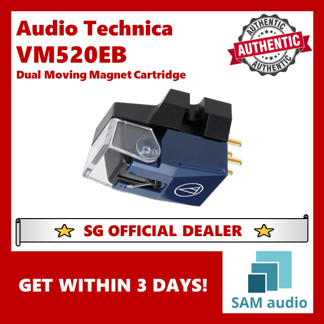 [🎶SG] Audio Technica Elliptical Bonded VM520EB Dual Moving Magnet Cartridge