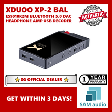 Load image into Gallery viewer, [🎶SG] XDUOO XP-2 BALANCED ES9018K2M Bluetooth 5.0 DAC Balanced Headphone Amplifier USB Decoder
