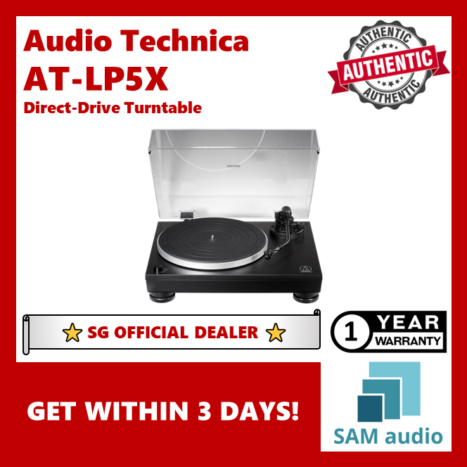 [🎶SG] Audio Technica AT-LP5X Direct-Drive Turntable