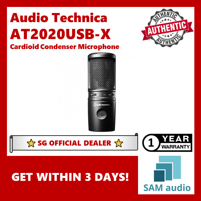 [🎶SG] Audio Technica AT2020USB-X Cardioid Condenser Microphone