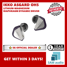 Load image into Gallery viewer, [🎶SG]IKKO ASGARD OH5 LITHIUM-MAGNESIUM DIAPHRAGM DYNAMIC DRIVER
