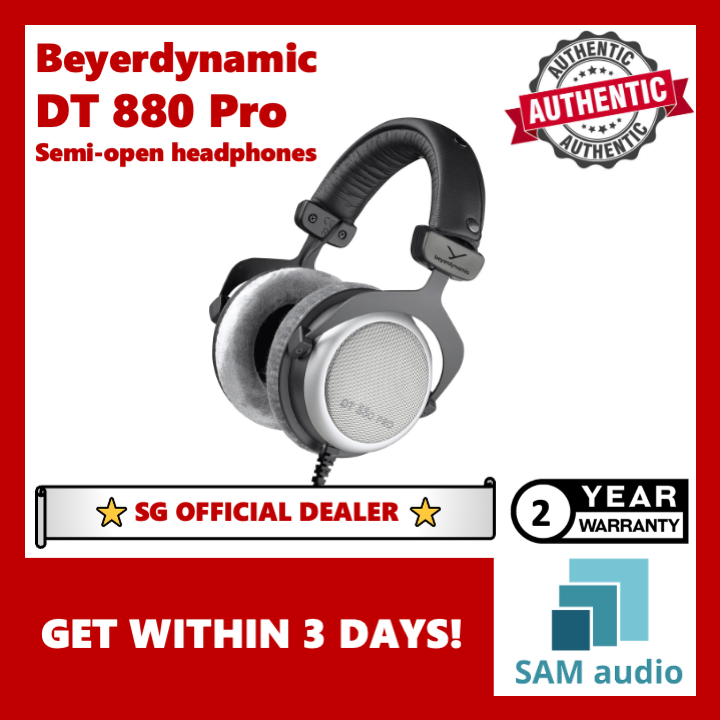 [🎶SG] Beyerdynamic DT 880 PRO (DT880 PRO) Studio headphones for mixing and mastering (semi-open)
