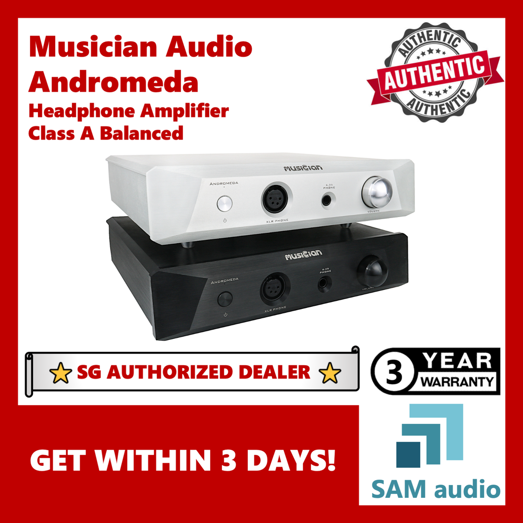 [🎶SG] Musician Audio ANDROMEDA, HiFi Class A Balanced Headphone Amplifier, Hifi Audio