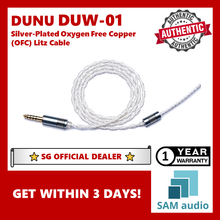 Load image into Gallery viewer, [🎶SG] DUNU DUW-01 SILVER-PLATED OXYGEN FREE COPPER (OFC) LITZ MMCX / 2 PIN CABLE
