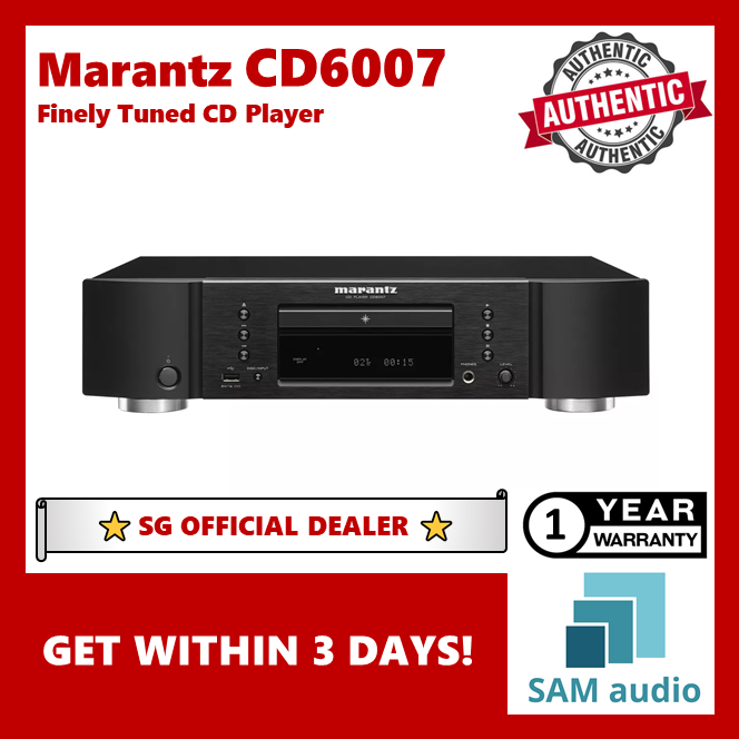 [🎶SG] Marantz CD6007 CD Player with HDAM-SA2 Amplifier