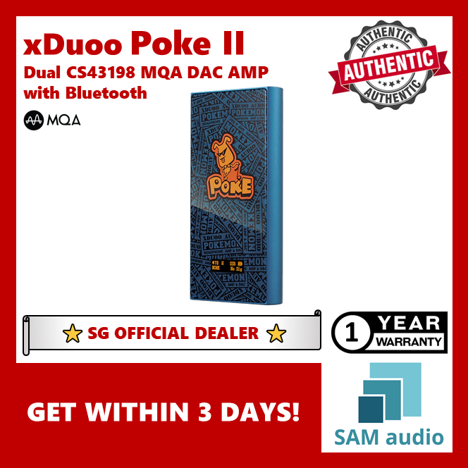 [🎶SG] xDuoo Poke II Dual CS43198 MQA DAC AMP with Bluetooth