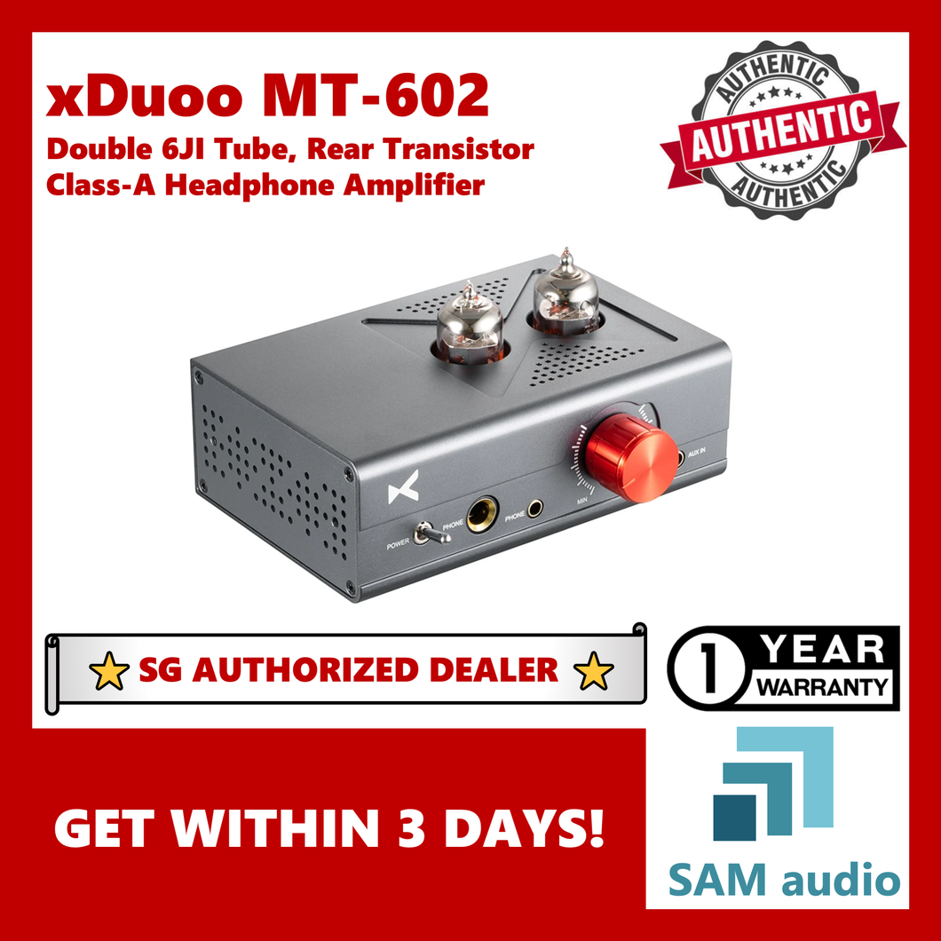 [🎶SG] XDUOO MT-602 - Double 6J1 Tube Rear Transistor, Class-A Headphone Amplifier