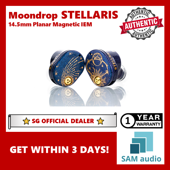 🎶SG] MOONDROP STELLARIS 14.5mm PLANAR MAGNETIC IEM – SAM Audio SG