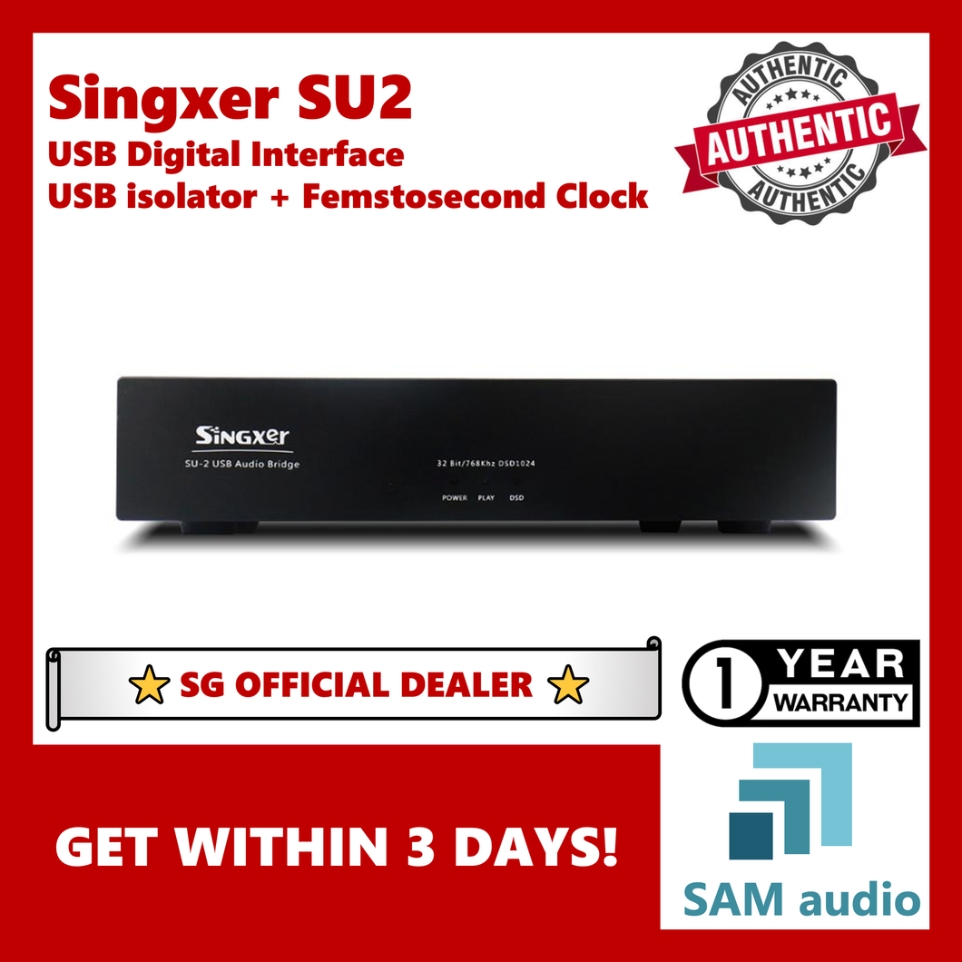 [🎶SG] Singxer SU2 USB Digital Audio Interface, USB isolator, Femstosecond Clock, Hifi Audio